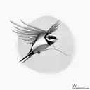 Swallow Bird tattoo design idea