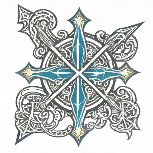 Chi Rho Symbol tattoo design idea