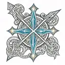 Chi Rho Symbol tattoo design idea