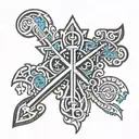 Chi Rho Symbol tattoo design idea