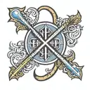 Chi Rho Symbol tattoo design idea