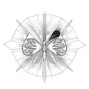 Peacock tattoo design idea