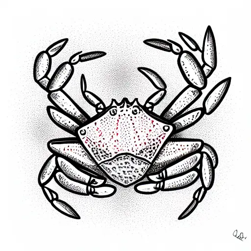 crab tattoo design idea