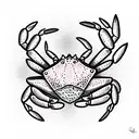 crab tattoo design idea
