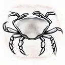crab tattoo design idea