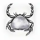 crab tattoo design idea
