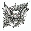 when you look back crack a smile tattoo design idea