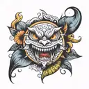 when you look back crack a smile tattoo design idea