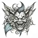 when you look back crack a smile tattoo design idea