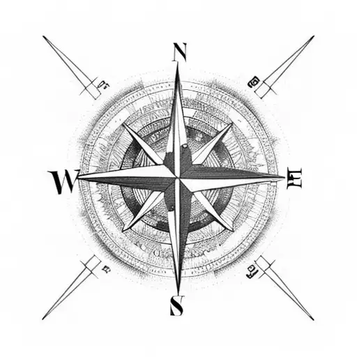 20 Cool Compass Tattoo Designs  Meaning  The Trend Spotter