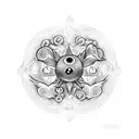 Pokemon chandelure  tattoo design idea