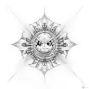 Pokemon chandelure  tattoo design idea