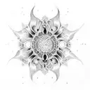 chandelure  tattoo design idea