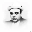 al capone  tattoo design idea