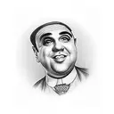 al capone  tattoo design idea