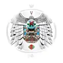 robot Mexican eagle  tattoo design idea