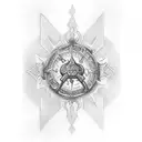 Create a tattoo ideas using yugioh millennium items tattoo design idea