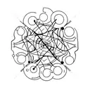 Microscopic image of a virus tattoo design idea