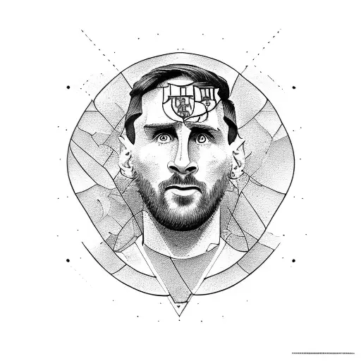Messi tattoo design idea