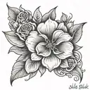 name Julie tattoo design idea