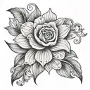 name Julie tattoo design idea