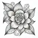 name Julie tattoo design idea