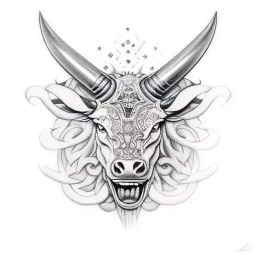 minotaur tattoo design idea