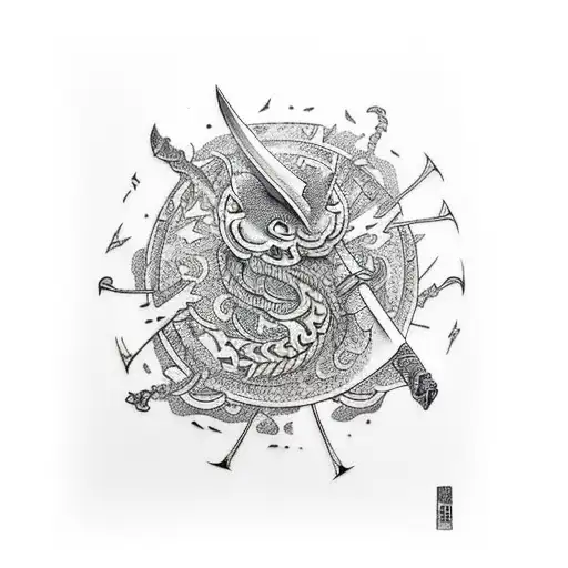 sword tattoo design idea