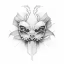 narrow  tattoo design idea