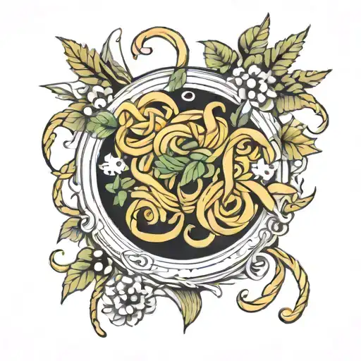 pasta ustasi tattoo design idea