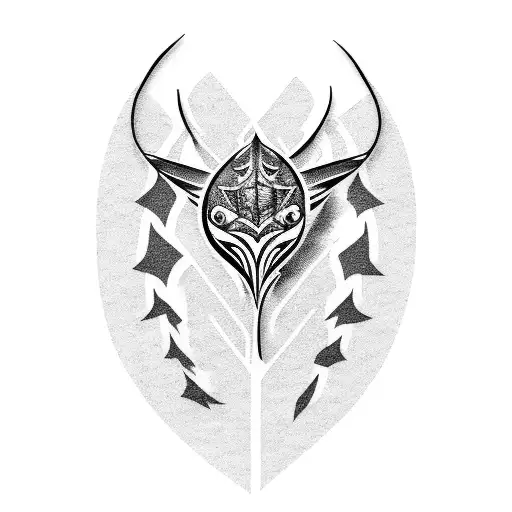 yellowfin tuna tattoo design idea