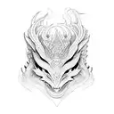 dragon maya bali tattoo design idea