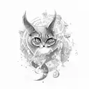Tipsy Moonlight tattoo design idea