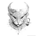 Tipsy Moonlight tattoo design idea