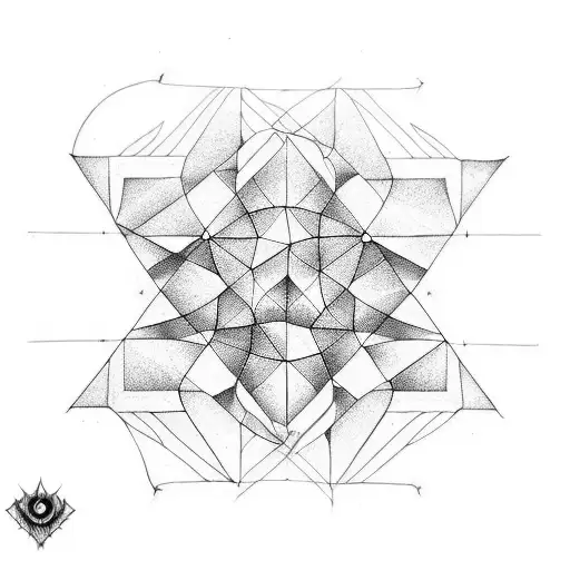 Ctulhu, geometry, alchemy tattoo design idea