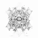 Ctulhu, geometry, alchemy tattoo design idea