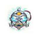 sunshine sisters tattoo design idea