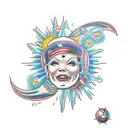 sunshine sisters tattoo design idea