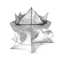 paper boat tattoo design idea