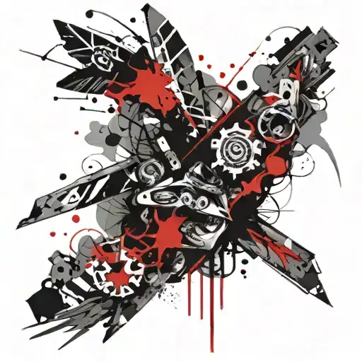 Hypocrite tattoo design idea