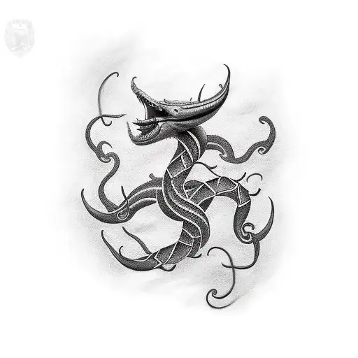 Jörmungandr tattoo design idea