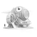 time travel theme tattoo design idea