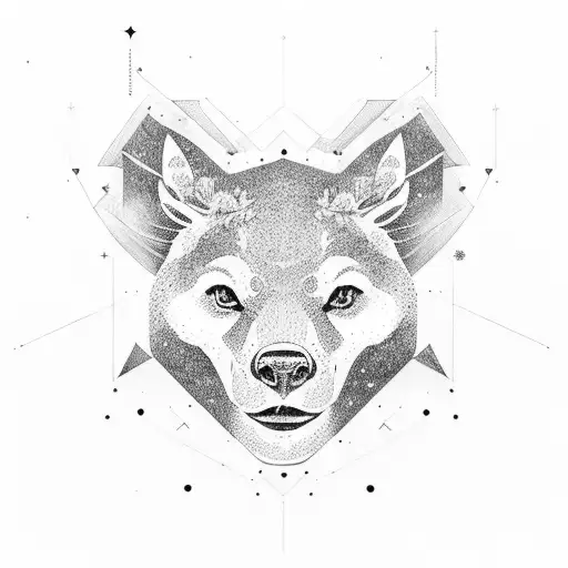 ursa major stars tattoo design idea