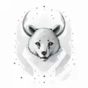 ursa major stars tattoo design idea