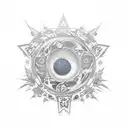 placement of Dubhe stars tattoo design idea