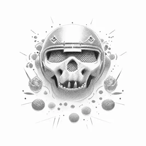 Football  tattoo design idea