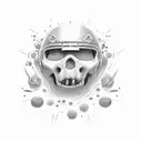 Football  tattoo design idea