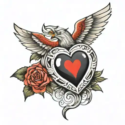 Roy with a heart tattoo design idea