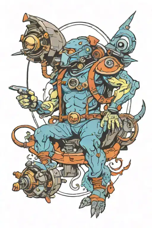 skysuit William Perry Clark III tattoo design idea