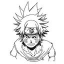 Luffy and naruto tattoo design idea